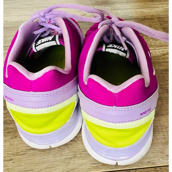 Nike Free Fit 2.0 Purple Women's Running Tennis Athletic Shoes 8.5 Fuchsia - Picture 4 of 8